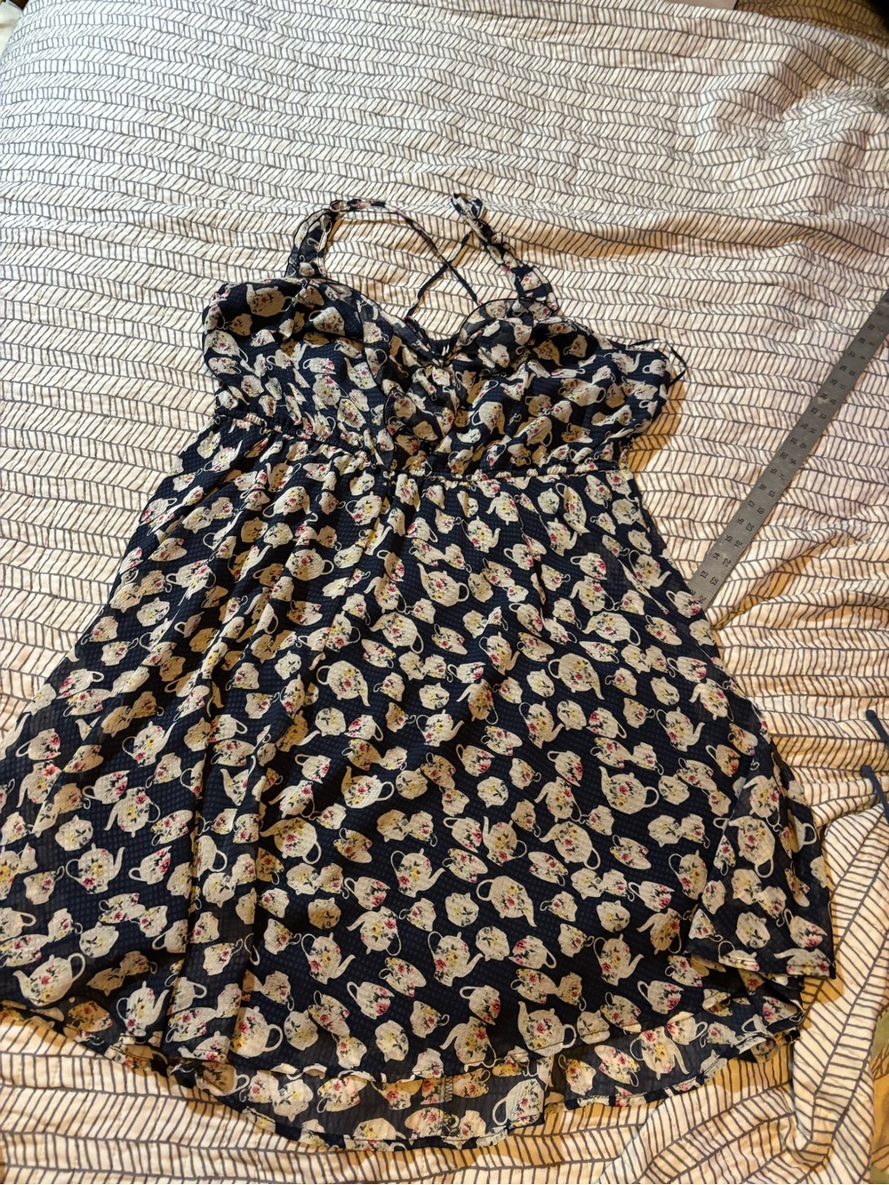 Disney collection by LC lauren Conrad  tea pot Print Sundress gorgeous